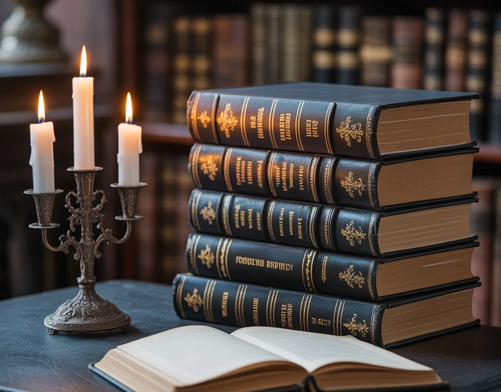 Make a Gothic Book Stack