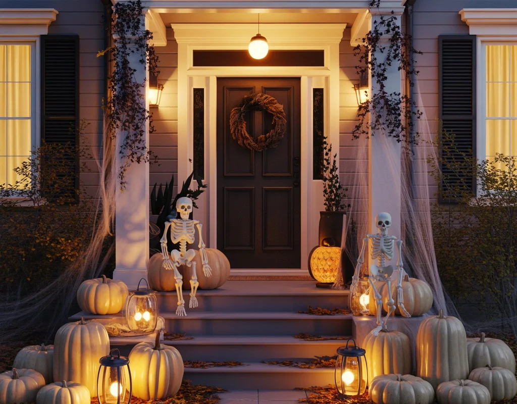 Make a Haunted Porch and Yard Combination