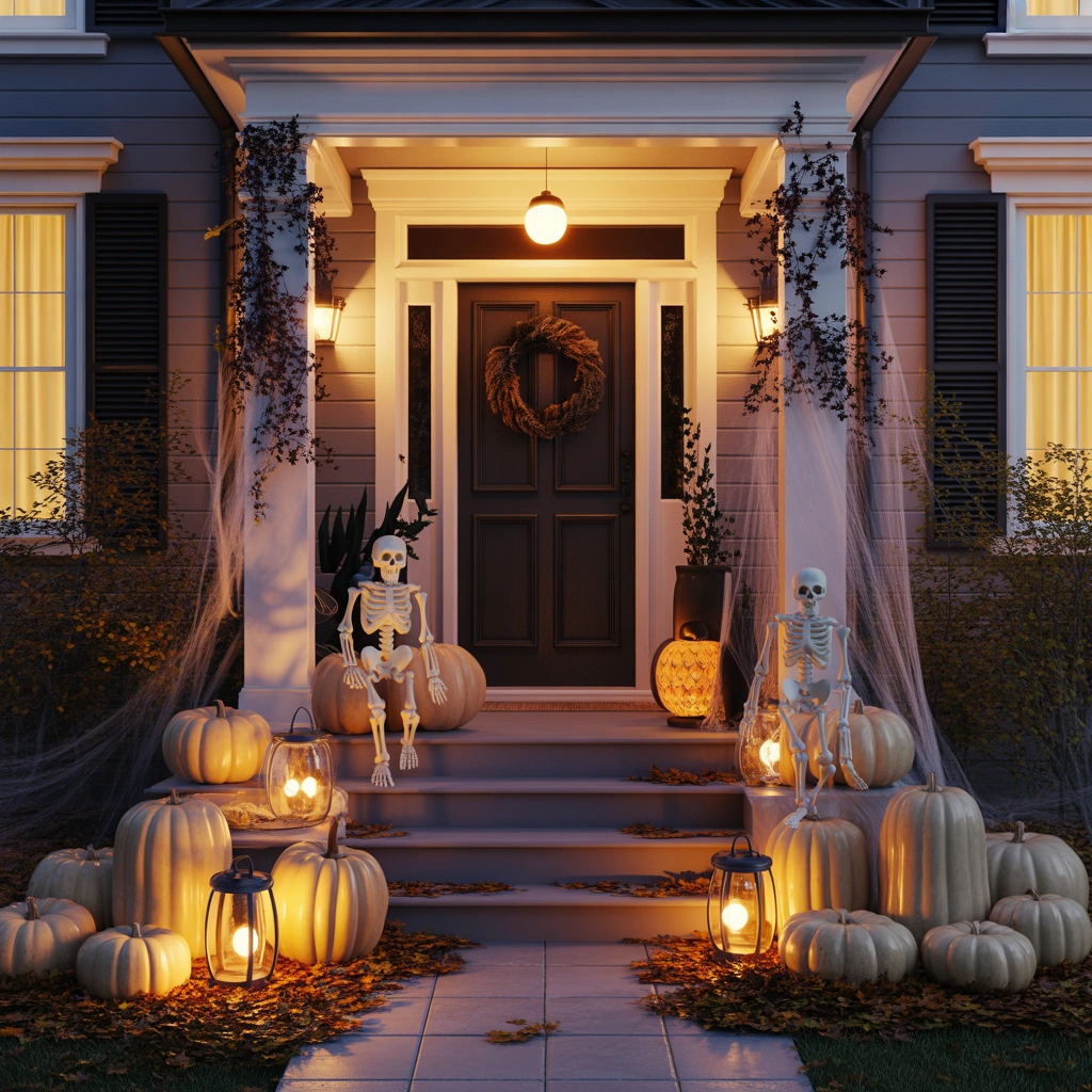 Make a Haunted Porch and Yard Combination