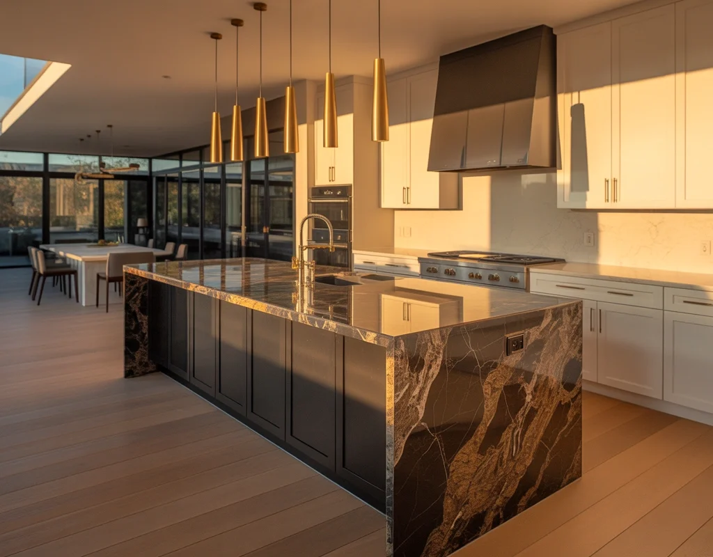 Make a Kitchen Island the Centerpiece