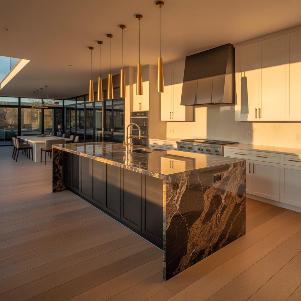 Make a Kitchen Island the Centerpiece