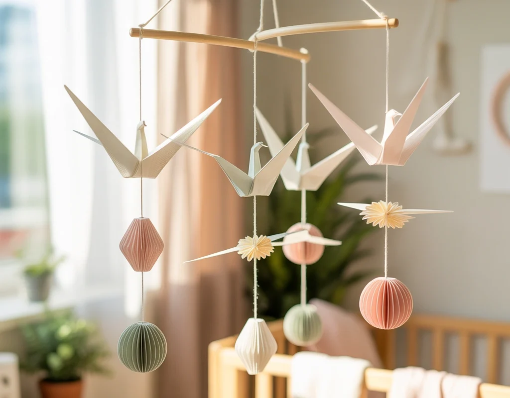 Make a Paper Mobile for a Bedroom or Nursery
