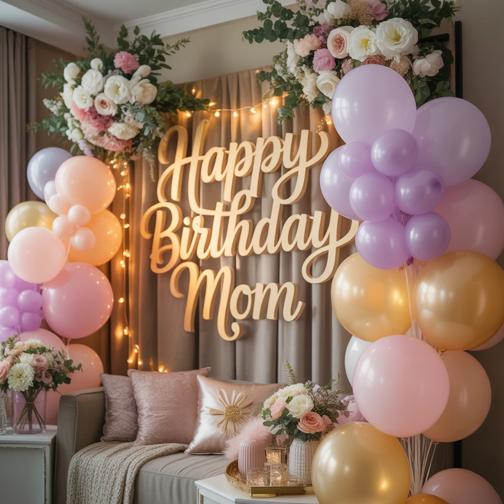 Make a Personalized “Best Mom Ever” Backdrop