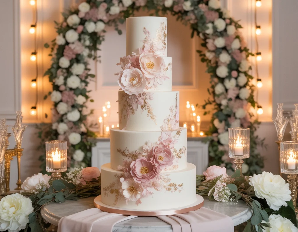 Make the Wedding Cake Display a Focal Point