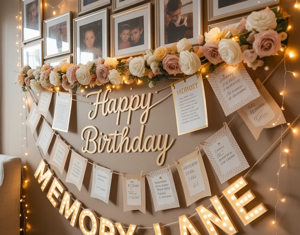 Memory Lane Birthday Room