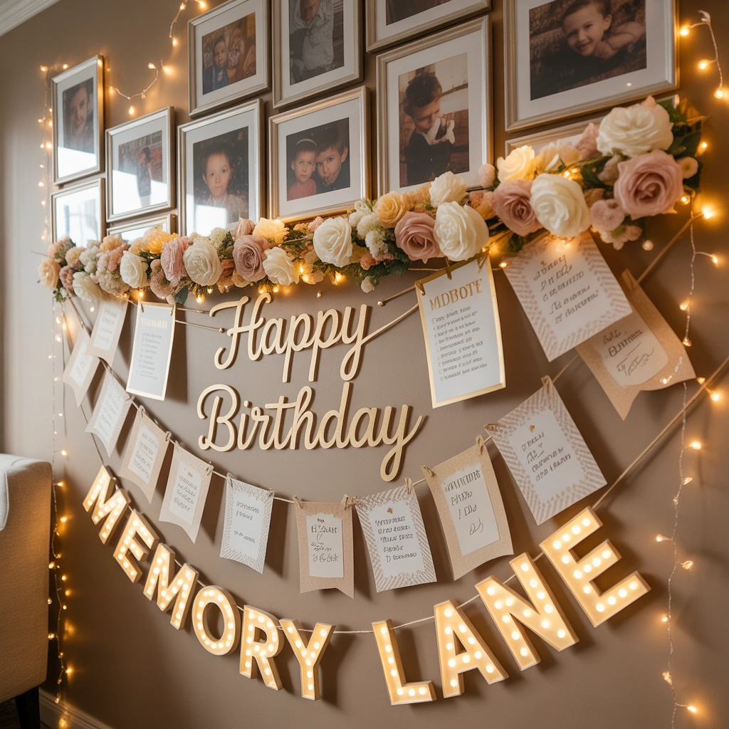 Memory Lane Birthday Room