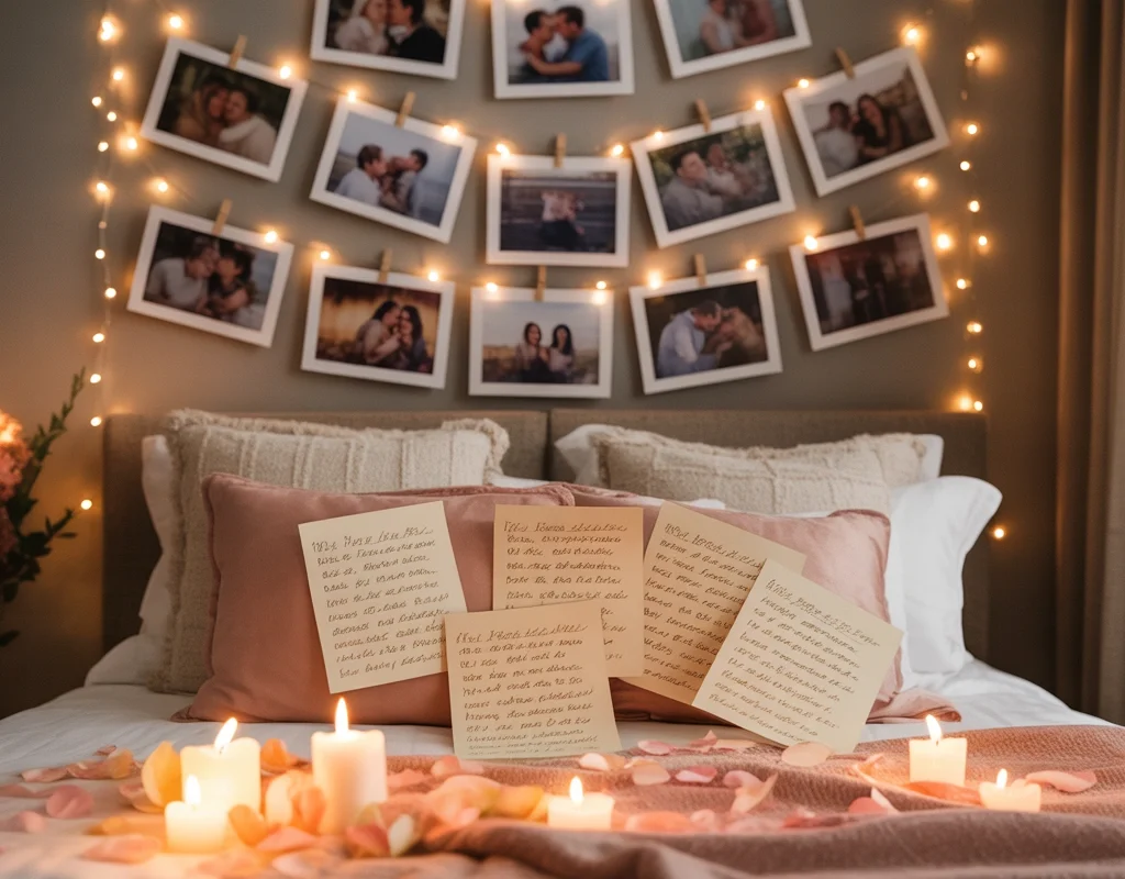Memory Wall Decoration With Couple Photos