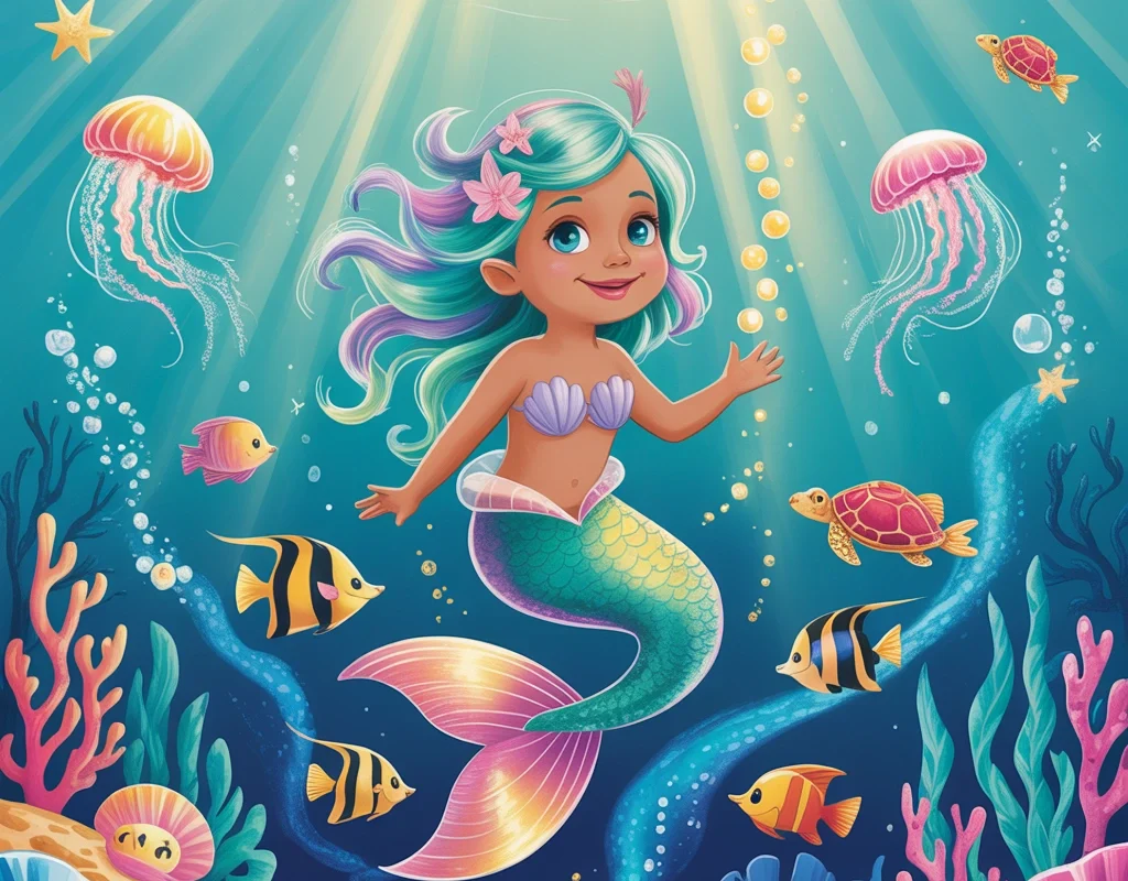 Mermaid and Magical Ocean Prints