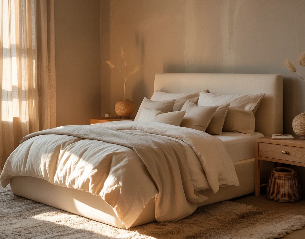 Mix Grey With Beige for a Warm Greige Bedroom