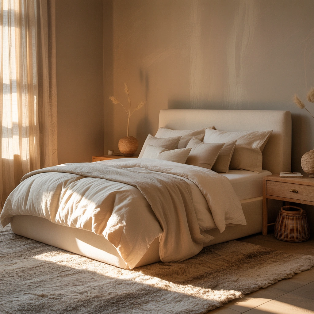 Mix Grey With Beige for a Warm Greige Bedroom
