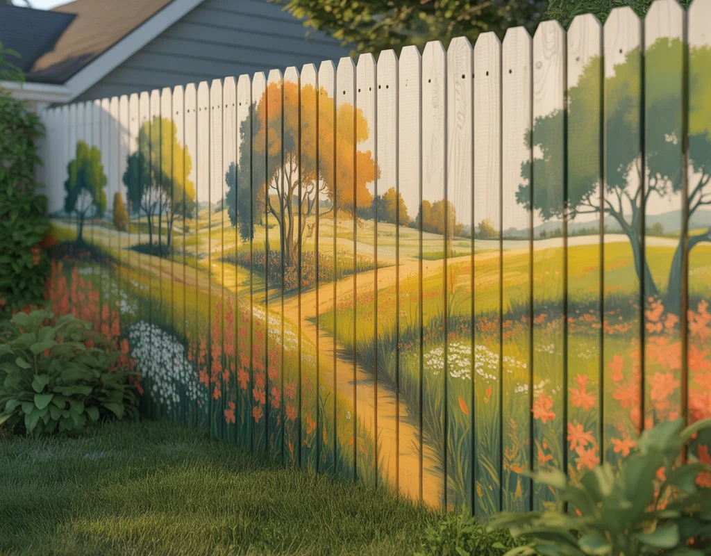 Paint a Fence Mural