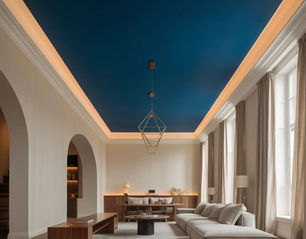 Paint the Ceiling a Bold Color