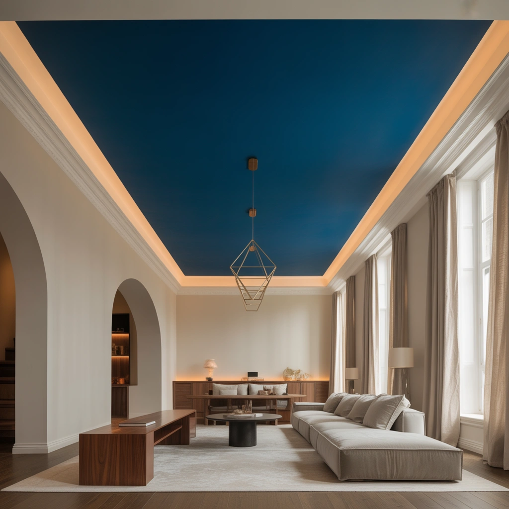 Paint the Ceiling a Bold Color