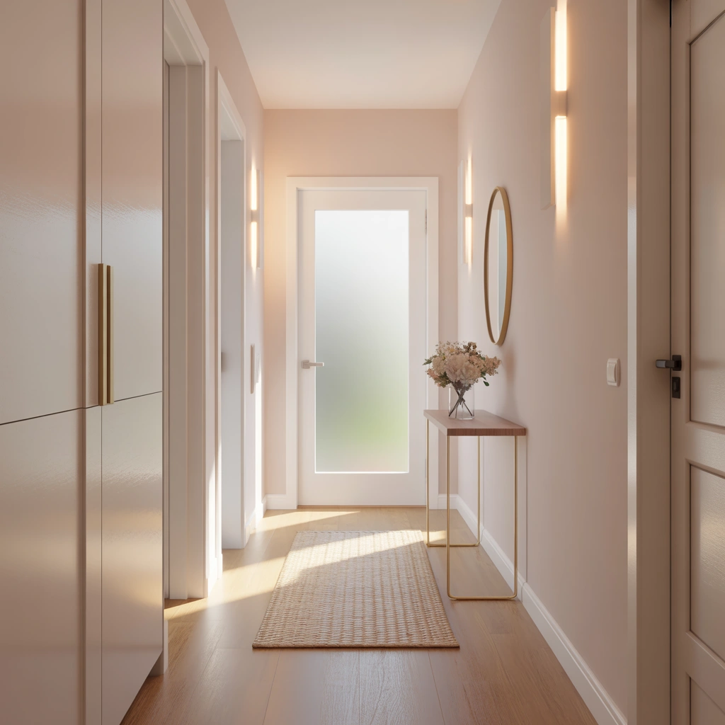 Paint the Hallway in Light and Airy Colors