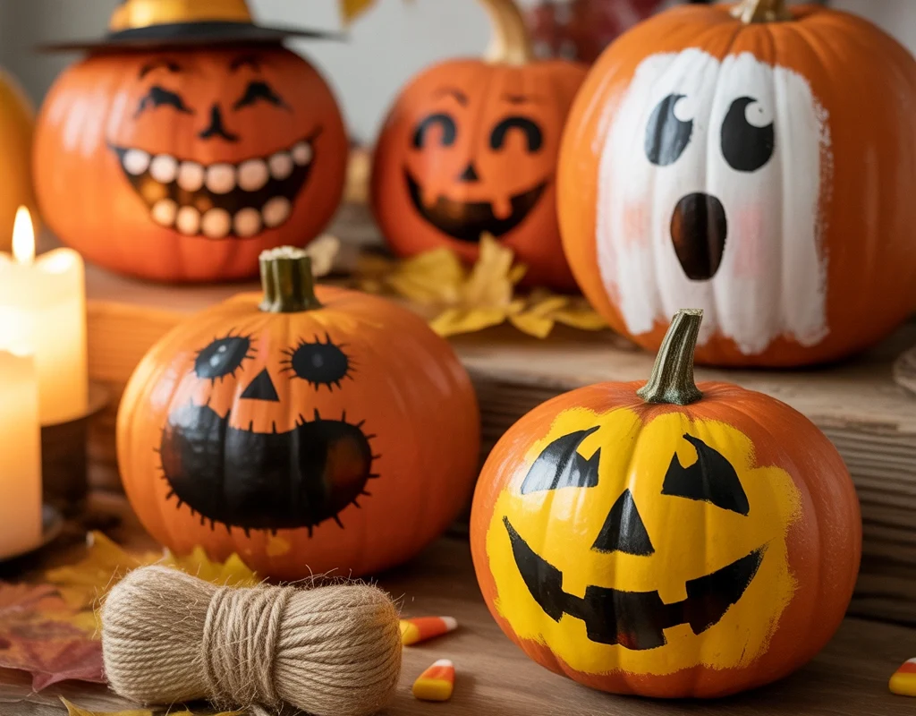 Painted Pumpkin Characters