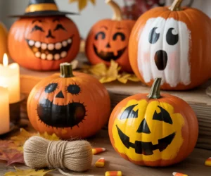 Painted Pumpkin Characters