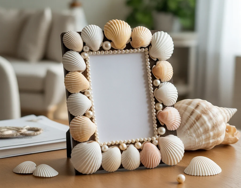 Seashell Picture Frame Decoration