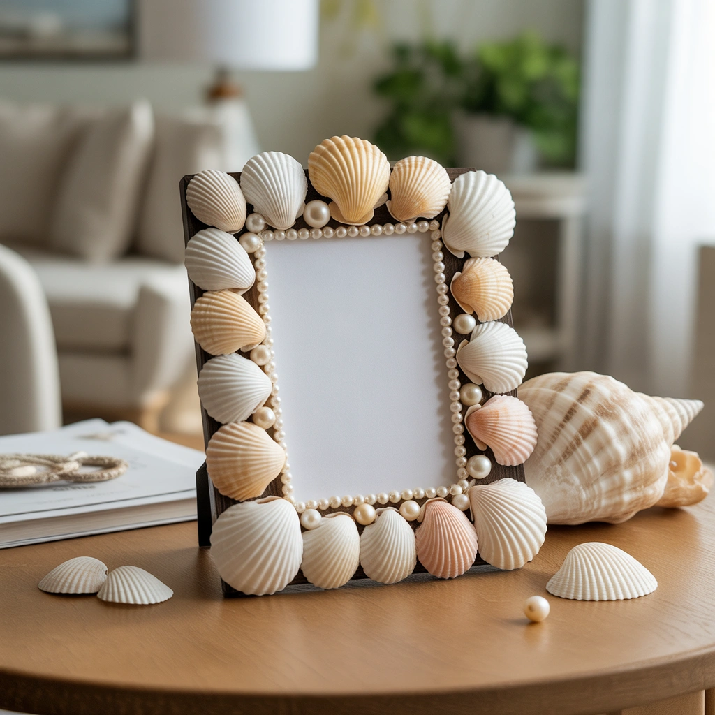 Seashell Picture Frame Decoration