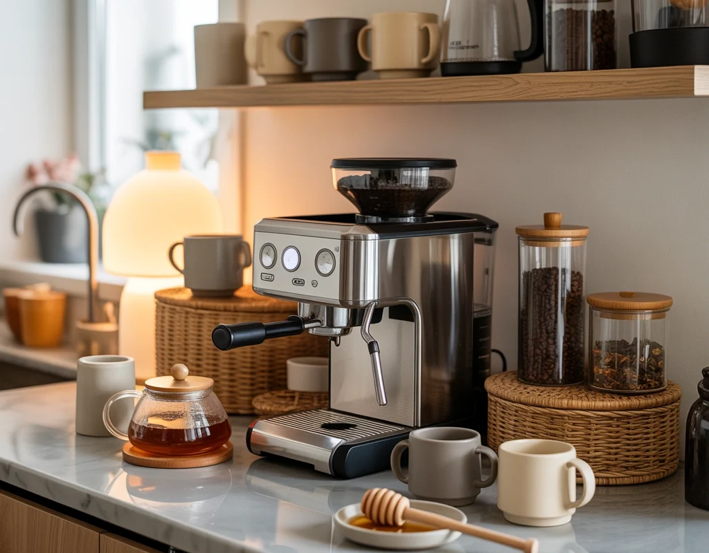 Set Up a Coffee and Tea Combination Bar