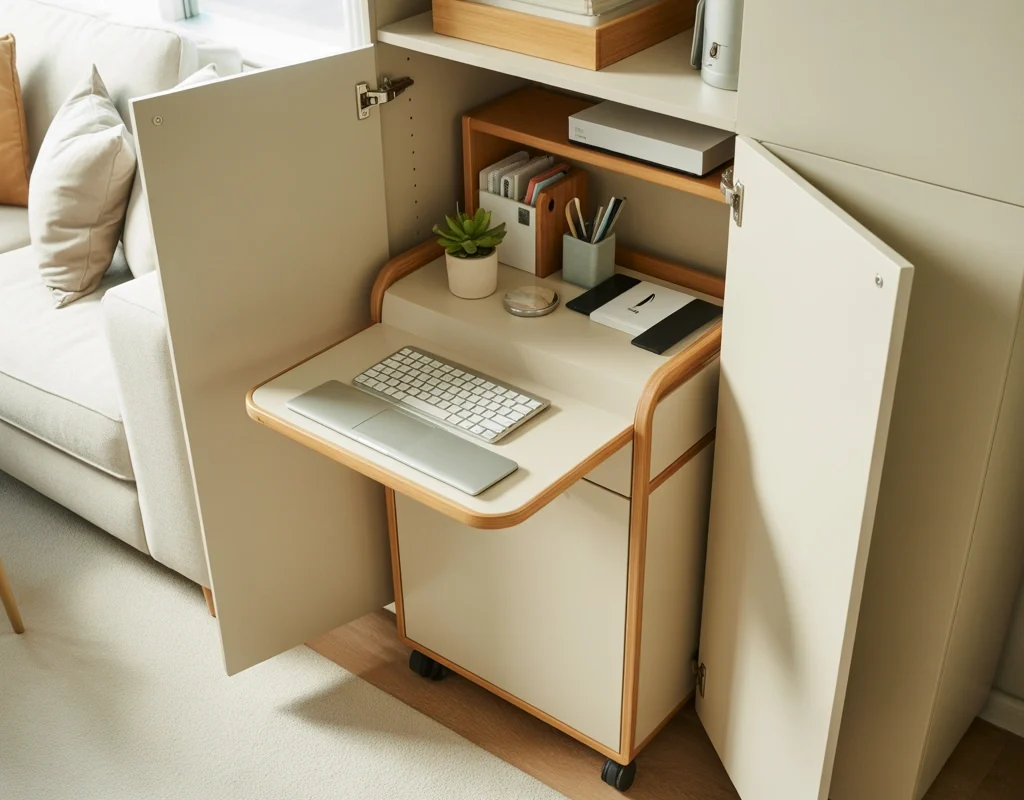 Set Up a Mobile Home Office Cart