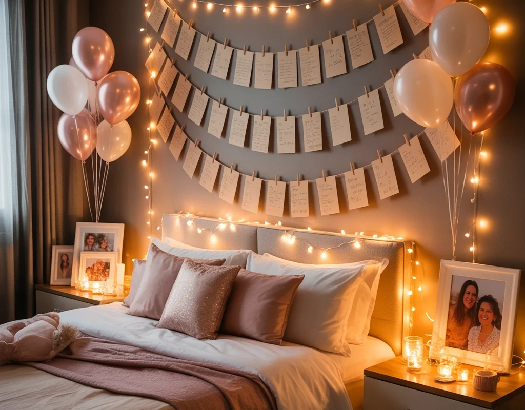 Simple Budget Friendly Birthday Room Decoration