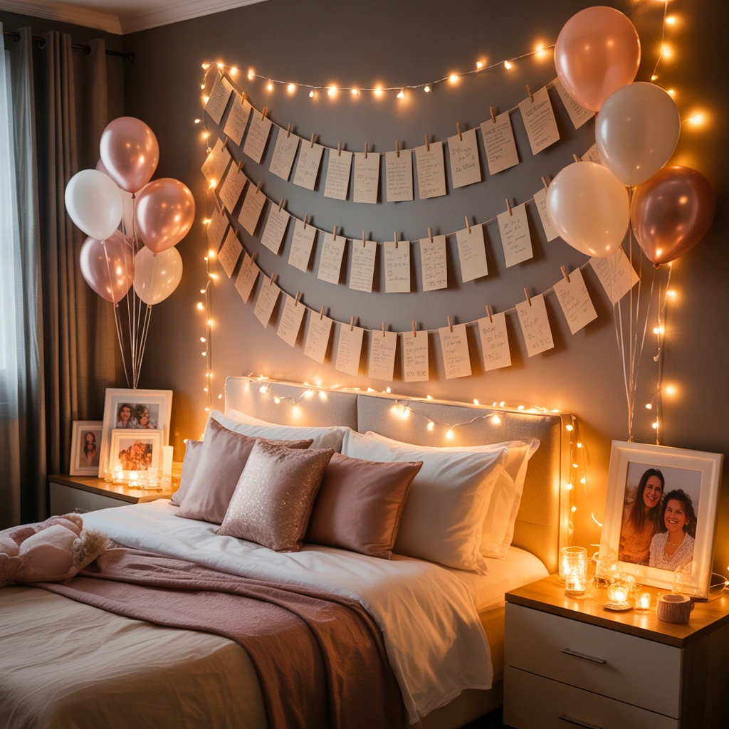 Simple Budget Friendly Birthday Room Decoration