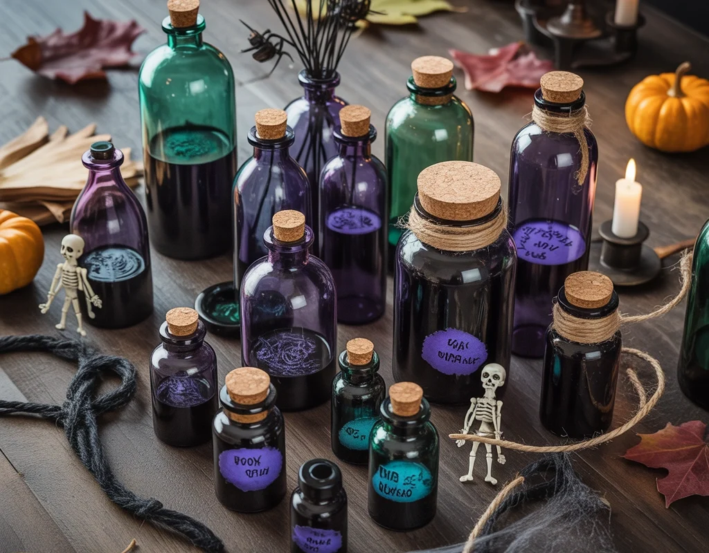 Spooky Potion Bottle Collection