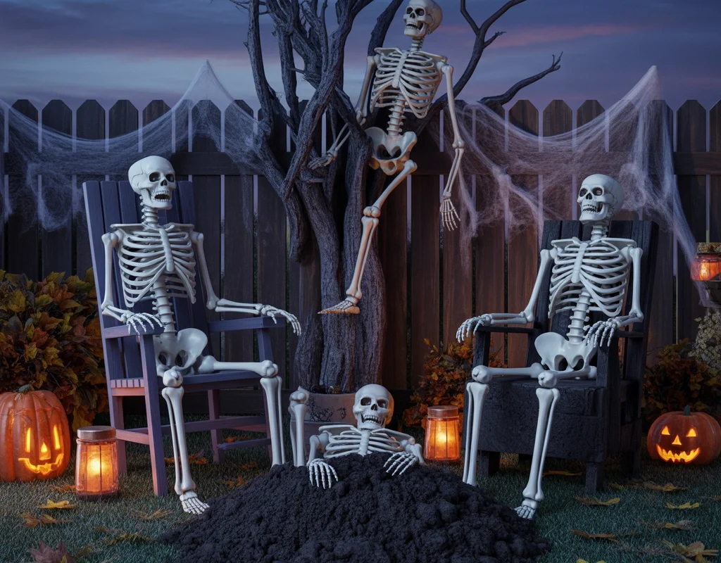 Stage a Skeleton Scene