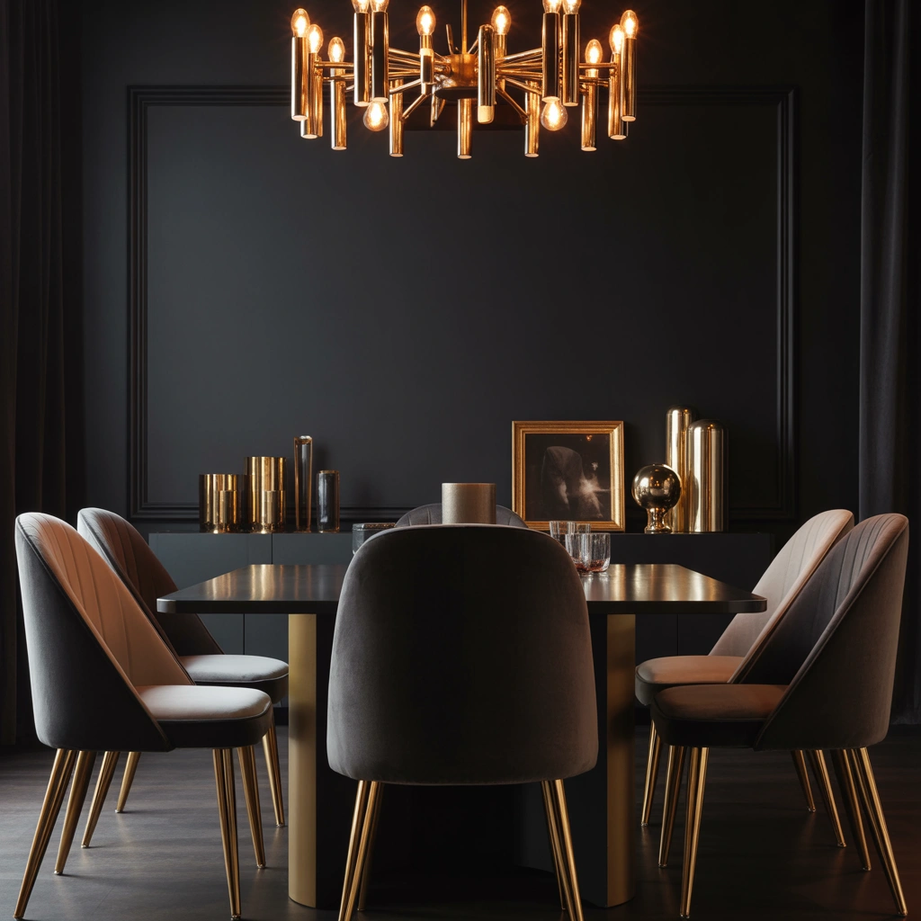 Start With a Dramatic Black Accent Wall