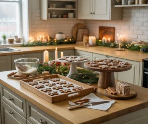 Style Your Kitchen Island Like a Holiday Bakery