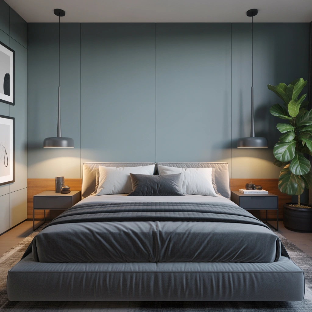 Style a Grey Bedroom With Black Accents