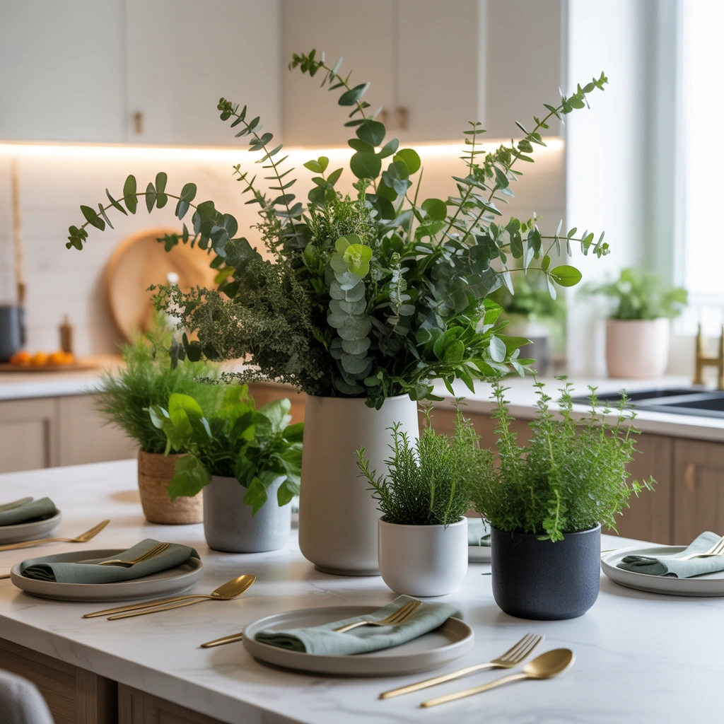 Style the Table With Greenery