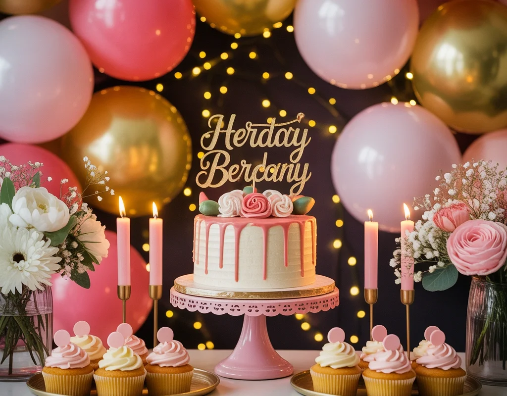 Transform Your Dining Table Into a Birthday Dessert Station