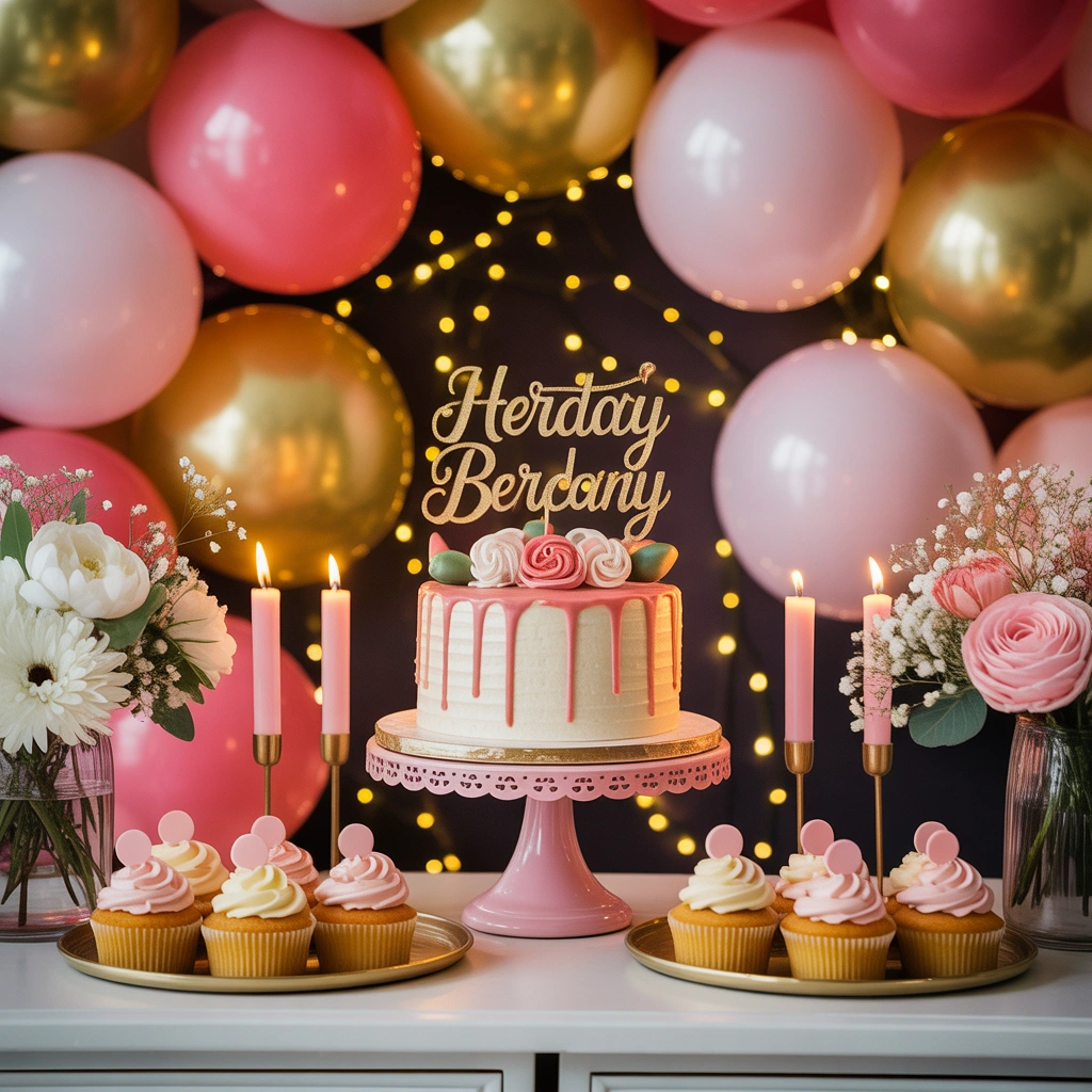 Transform Your Dining Table Into a Birthday Dessert Station