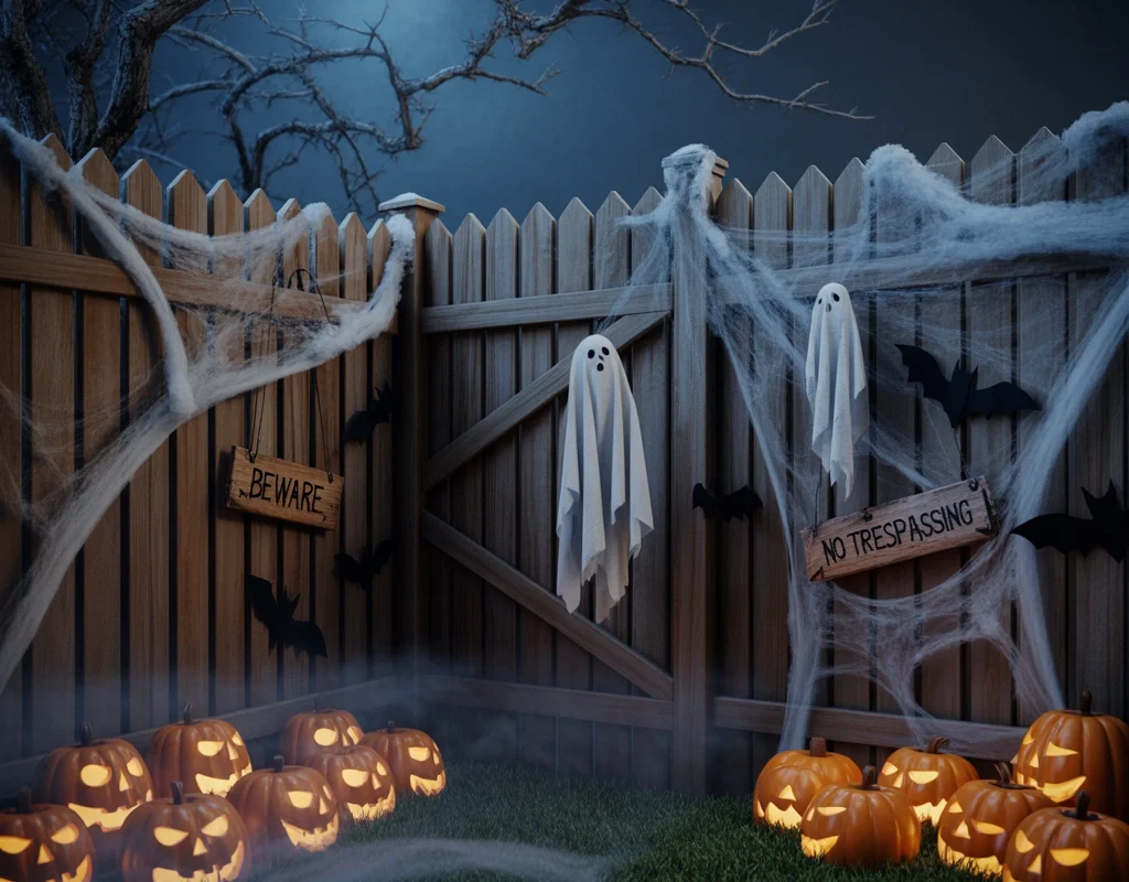 Transform Your Fence Into a Halloween Feature