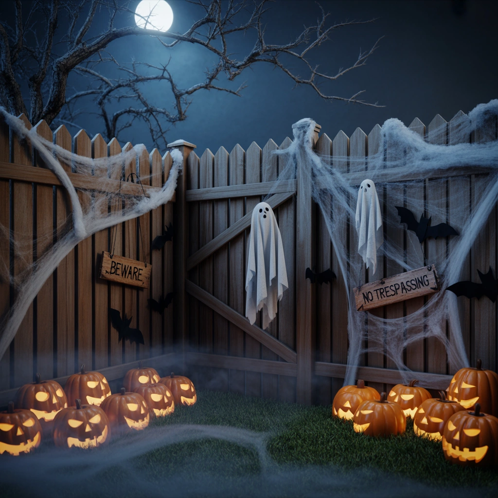 Transform Your Fence Into a Halloween Feature