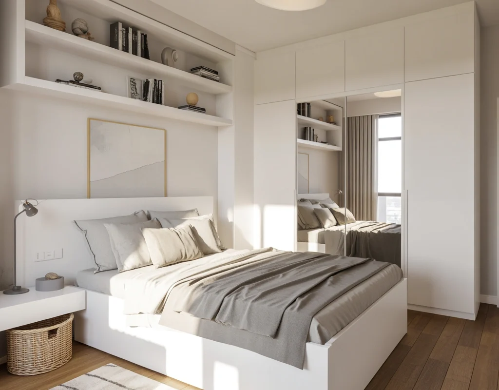 Transform a Small Bedroom With White Decor Ideas