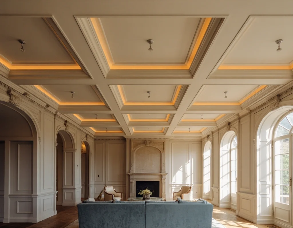 Try a Coffered Ceiling for Classic Elegance