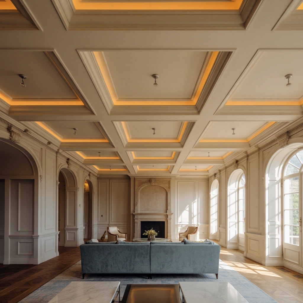 Try a Coffered Ceiling for Classic Elegance