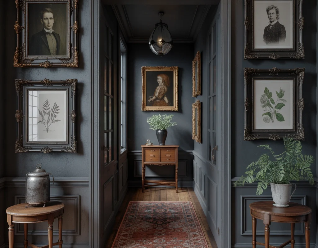 Turn Old Frames Into Gothic Wall Art