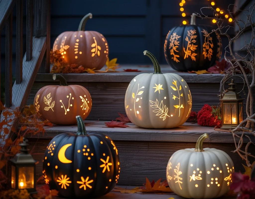 Turn Plastic Pumpkins Into Glowing Lanterns