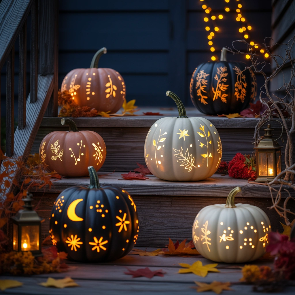 Turn Plastic Pumpkins Into Glowing Lanterns