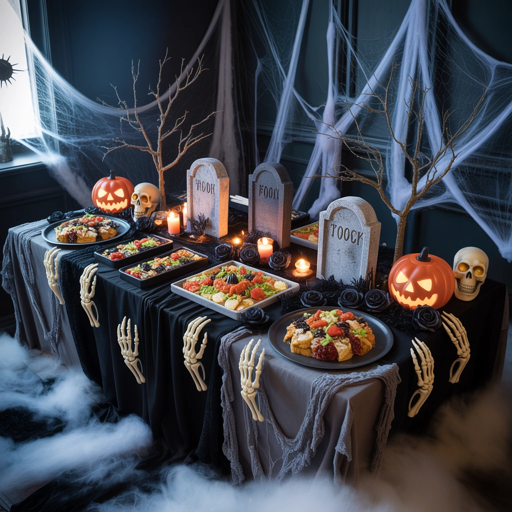 Turn Your Food Table Into a Graveyard