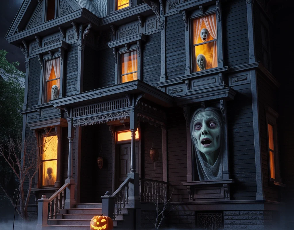 Turn Your Windows Into Haunted Faces
