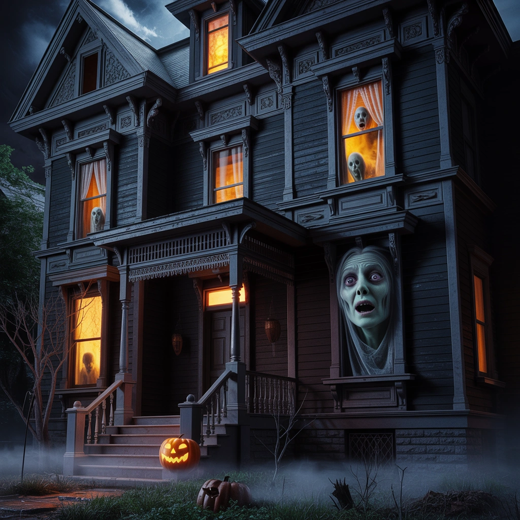 Turn Your Windows Into Haunted Faces