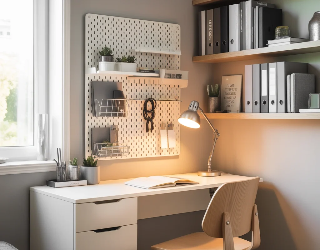 Turn a Small Corner Into an IKEA Home Office