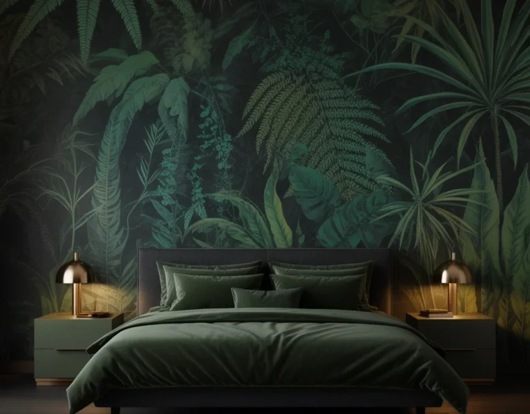 Use Botanical Wallpaper With a Black Background 1024x800