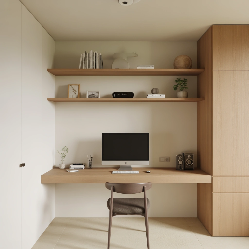 Use Floating Furniture for a Minimalist Office