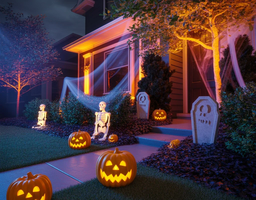 Use Halloween Lighting to Transform Your Yard