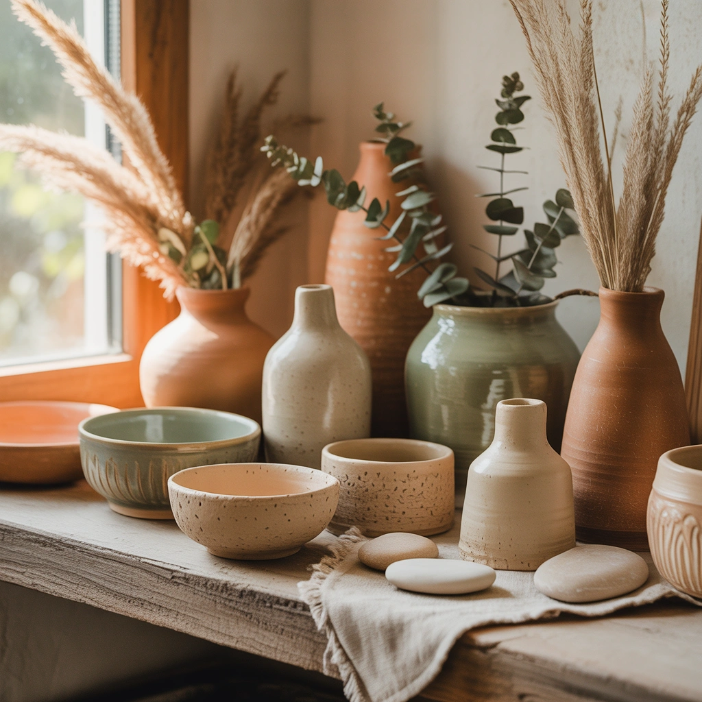 Use Handmade Pottery and Ceramic Decor